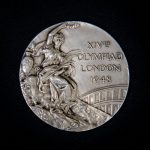 The Silver Medal won by Dorothy Manley in the 1948 Olympic Final